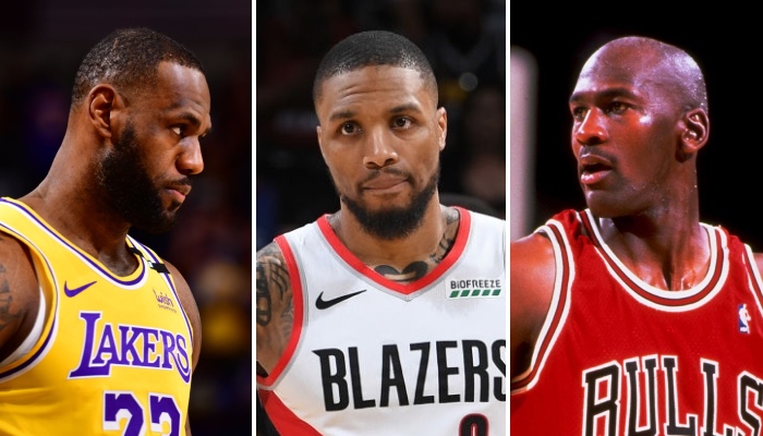 La superstar NBA des Portland Trail Blazers, Damian Lillard, a tranché dans le débat du GOAT opposant LeBron James à Michael Jordan