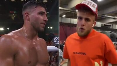 Fight – Jake Paul se chauffe avec Tommy Fury dans les couloirs… puis l’humilie sur ses réseaux !