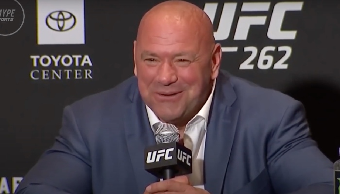 Dana White tout sourire à l'UFC