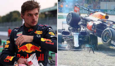 Formule 1 – Les premiers mots glaciaux de Max Verstappen après  son crash avec Lewis Hamilton !
