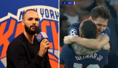 NBA – Evan Fournier réagit à la photo virale du trio Mbappé/Messi/Neymar !