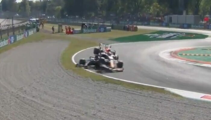 Crash entre Max Verstappen et Lewis Hamilton