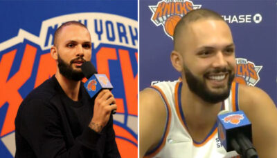 NBA – La blague hilarante d’Evan Fournier à son media day !