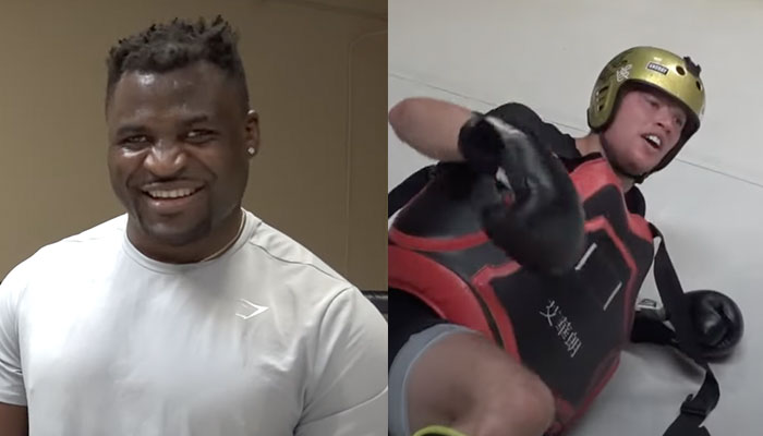 Francis Ngannou humilie le youtubeur willy