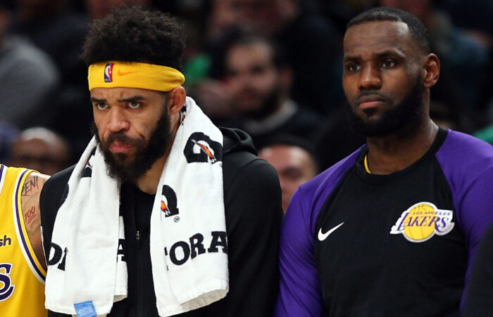 JaVale McGee et LeBron James aux Lakers