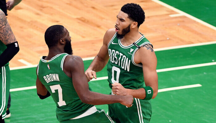 Jaylen Brown et Jayson Tatum