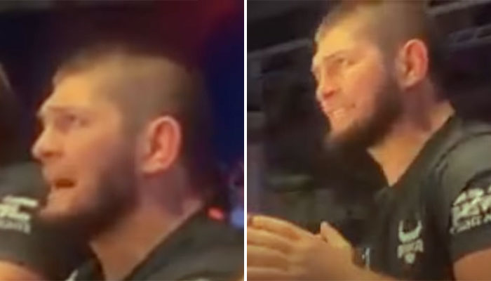 Dans un combat pour son père décédé, la réaction de psychopathe de Khabib Nurmagomedov