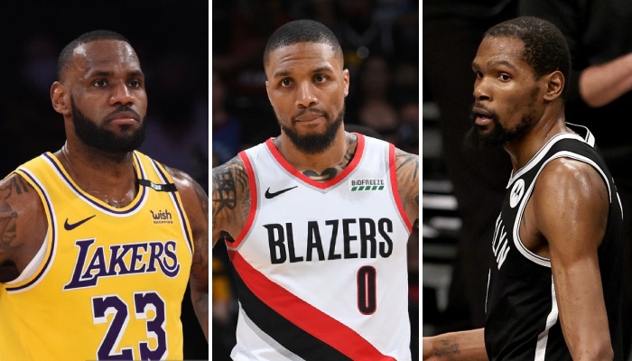 La superstar NBA des Portland Trail Blazers, Damian Lillard, a tranché entre LeBron James des Los Angeles Lakers et Kevin Durant des Brooklyn Nets au moment de nommer le meilleur joueur du monde