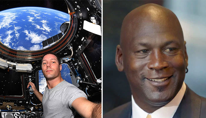 Le clin d'oeil de Thomas Pesquet à Michael Jordan... depuis l'espace