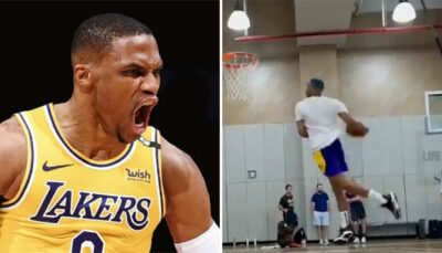 NBA – Prêt pour la saison, Russell Westbrook lâche un violent dunk à l’entraînement !