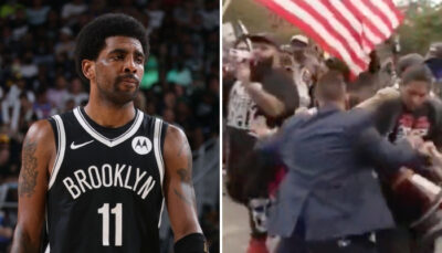 NBA – Une manif pro-Kyrie dégénère à Brooklyn, images choc !