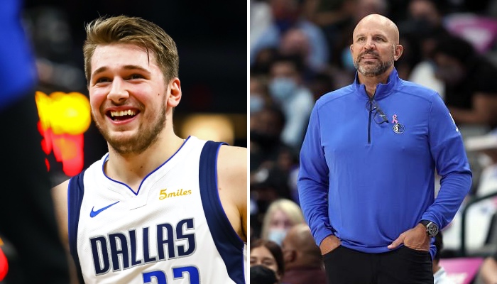 Lua Doncic et son coach Kason Kidd