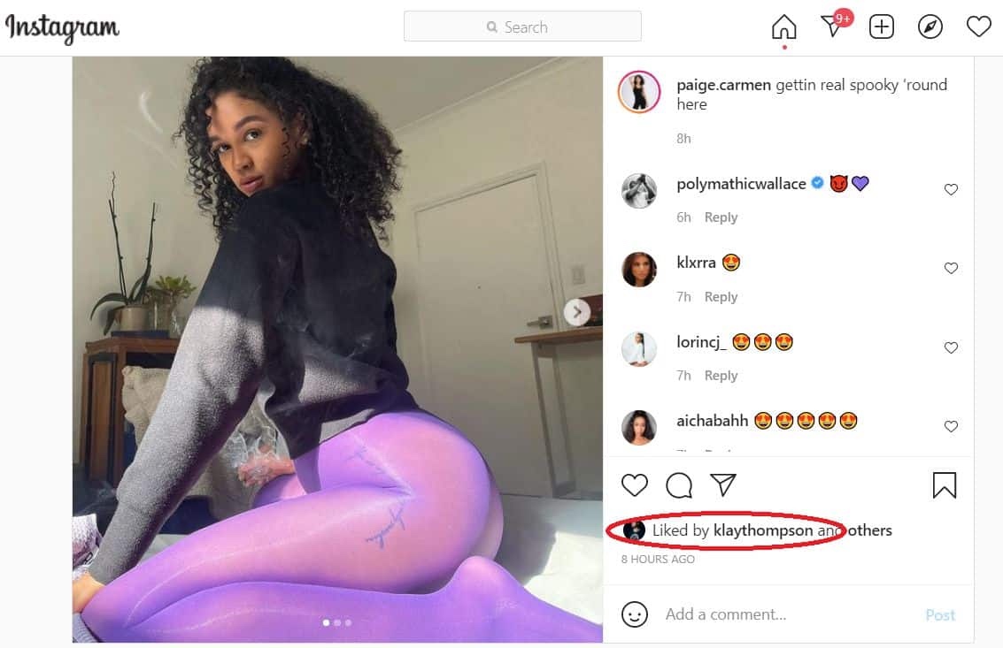 NBA La copine de Klay se met en mode Halloween hot et concurrence