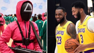 NBA – LeBron et AD donnent un avis tranché sur Squid Game, la série évènement