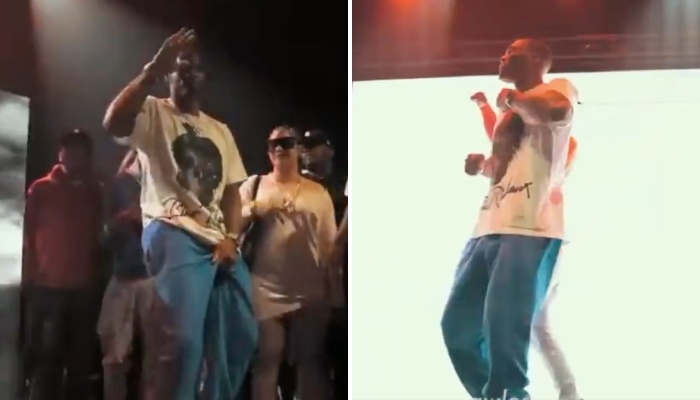 Russell Westbrook en feu au concert du rappeur Bino Rideaux