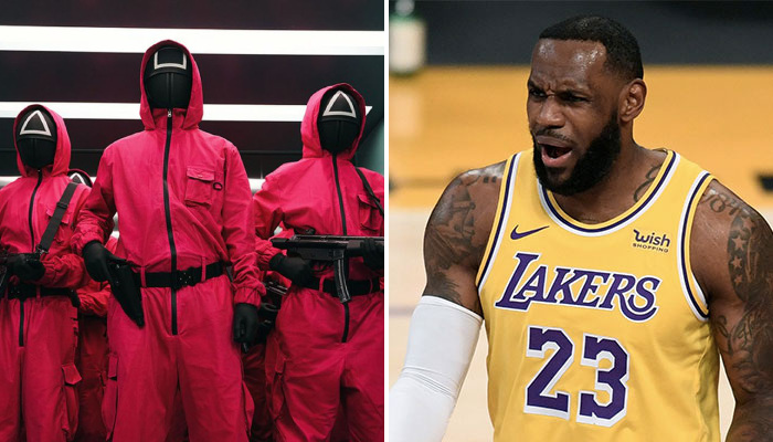 NBA LeBron réagit au réalisateur de Squid Game