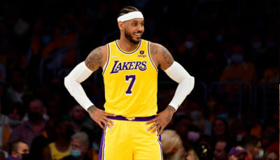 NBA – Melo prend feu et sauve les Lakers d’une défaite, Westbrook en difficulté !