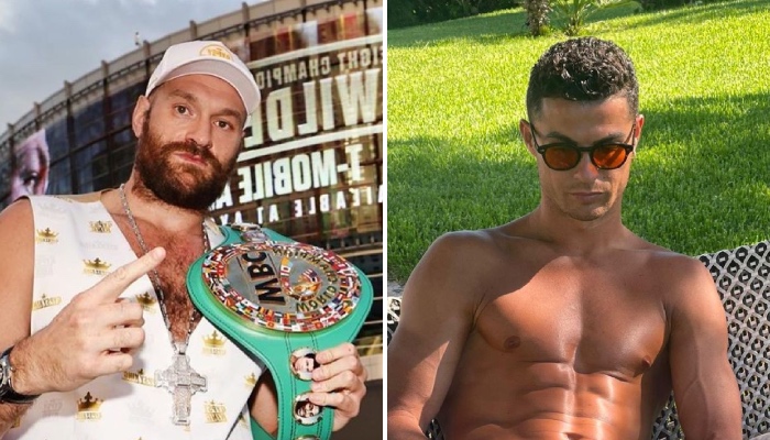 Le champion WBC des poids lourds, Tyson Fury, a adressé un message à la star du football portugais et attaquant de Manchester United, Cristiano Ronaldo