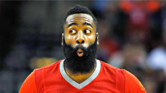 James Harden est interloqué