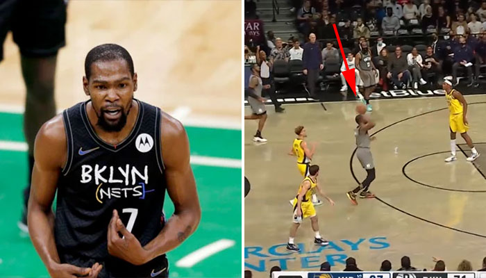 Aidé par les arbitres, Kevin Durant échappe miraculeusement à l'éjection ! NBA