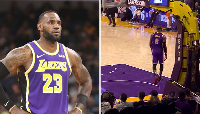 Désespéré, LeBron « abandonne » en plein match ! NBA