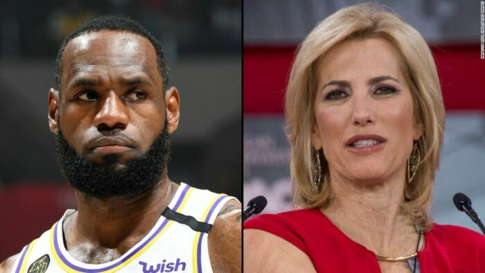 LeBron James et Laura Ingraham