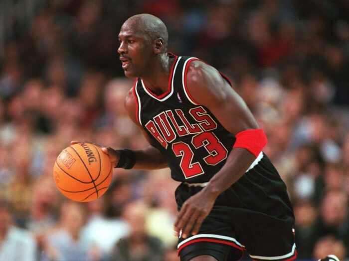 Michael Jordan sous le maillot des Bulls