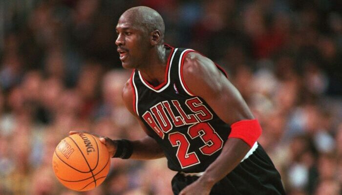 Michael Jordan sous le maillot des Bulls