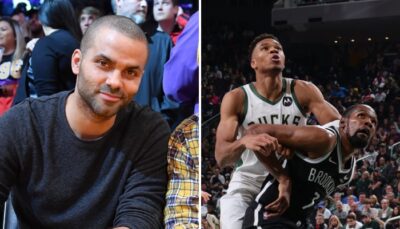 NBA – La photo virale de Tony Parker présent à Nets/Bucks avec 2 grosses stars !