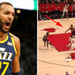 NBA – Rudy Gobert se fait salement enrhumer au panier par Alex Caruso !