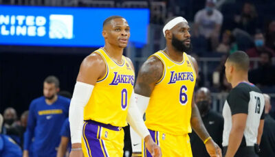NBA – Un Russell Westbrook à la rue et les Lakers se font renverser par les Warriors !