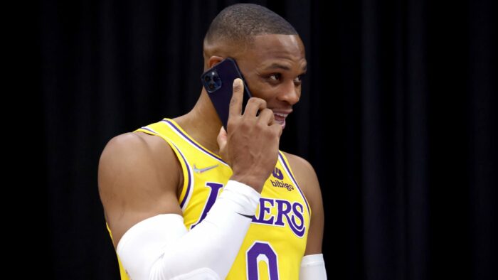 Russell Westbrook sous le maillot des Lakers