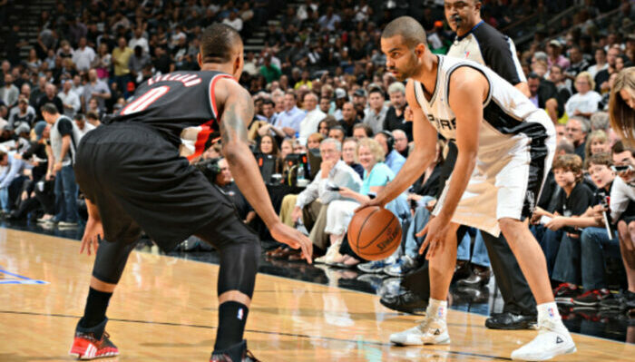 Damian Lillard et Tony Parker