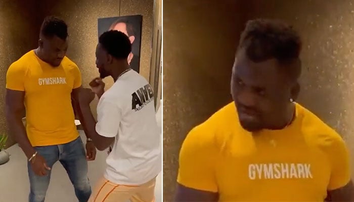 Dadju frappe Francis Ngannou de l'UFC