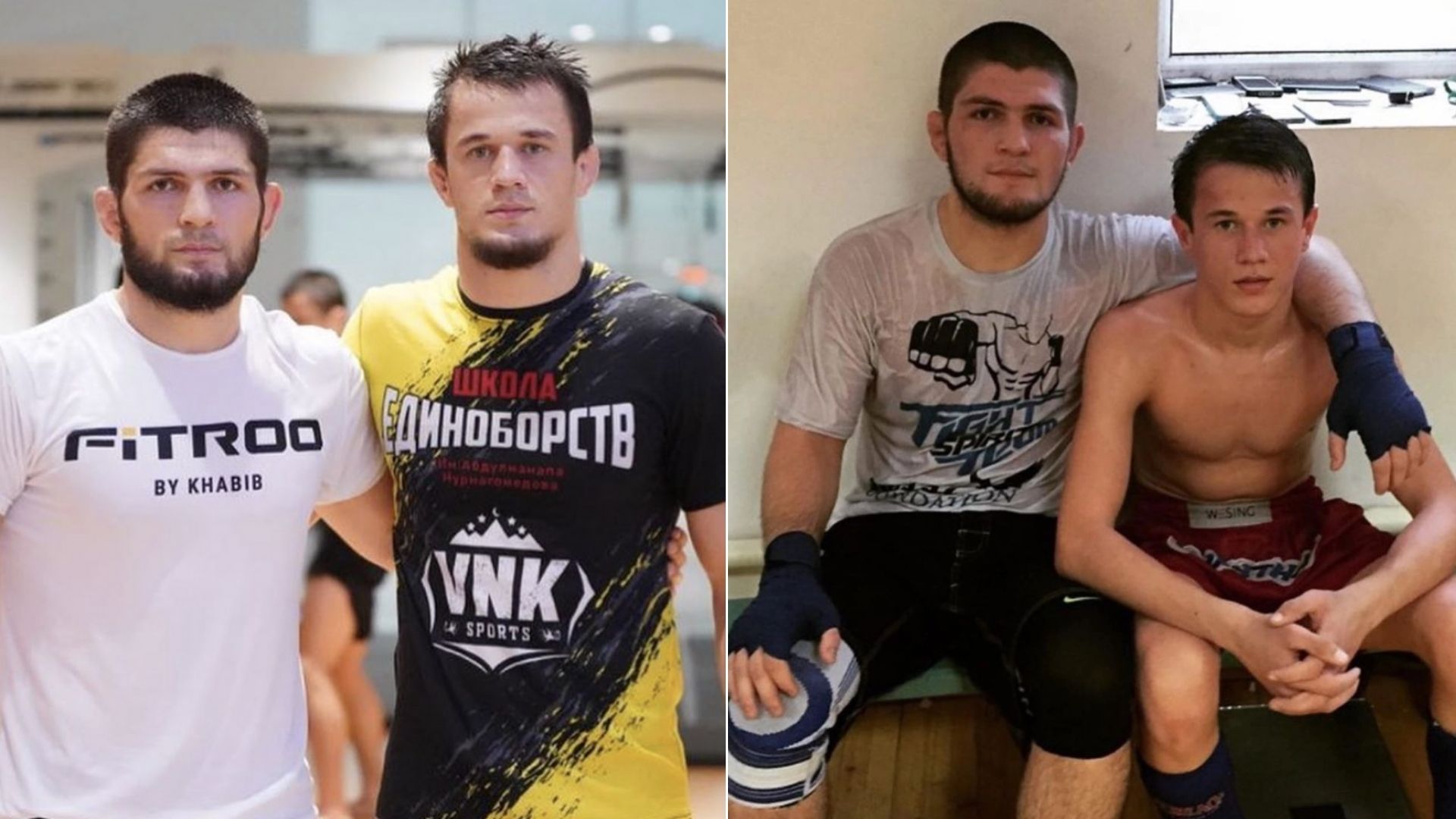 Usman et Khabib Nurmagomedov