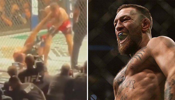 Conor McGregor a partagé une vidéo de lui et Dustin Poirier à l'UFC 264