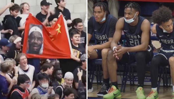 Bronny a été attaqué en raison de la position de son père LeBron sur la Chine