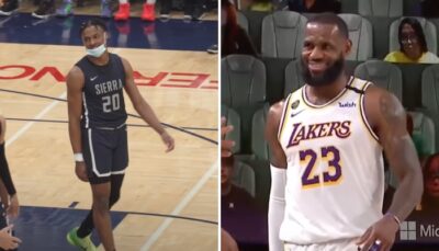 NBA – Le superbe geste de LeBron pour les lycéens terrassés par Bronny