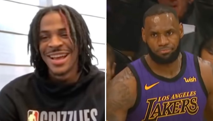 LeBron James et Ja Morant