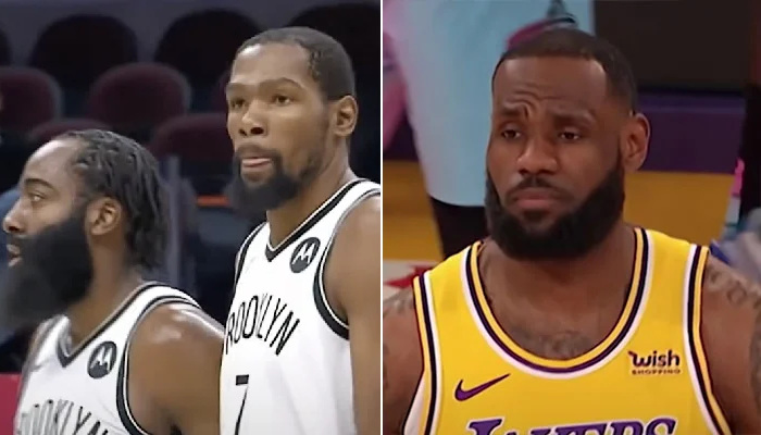 NBA Durant et Harden vs LeBron