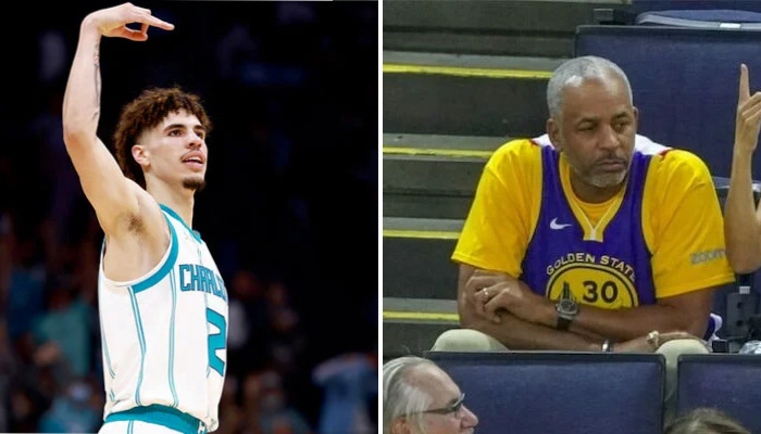 NBA LaMelo Ball veut manger avec dell Curry