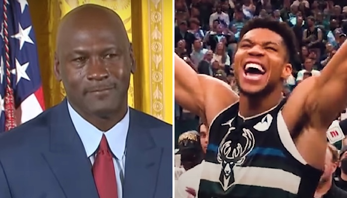 Michael Jordan et Giannis Antetokounmpo