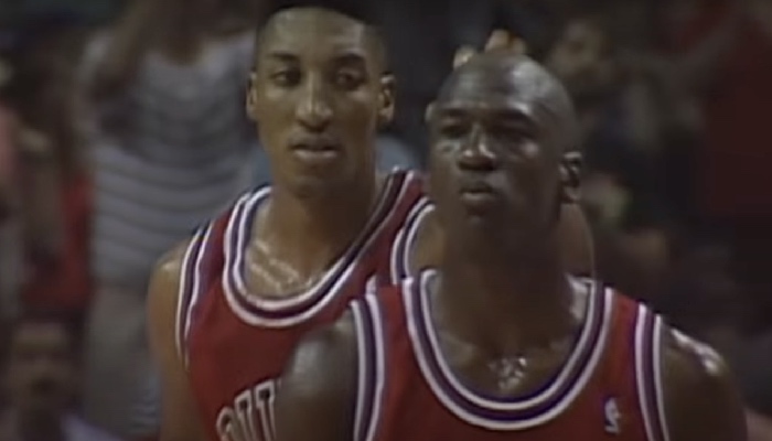 Michael Jordan et Scottie Pippen