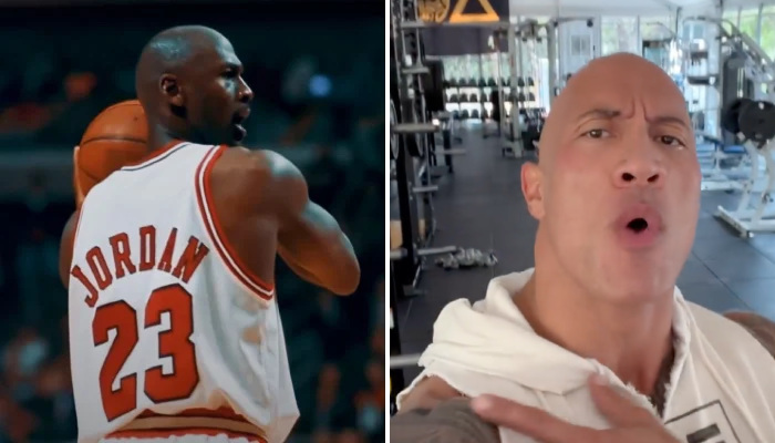 NBA Jordan comparé à Dwayne Johnson