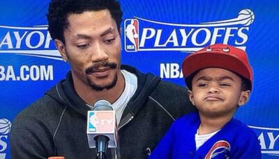 NBA – Les fans choqués par le fils de Derrick Rose !