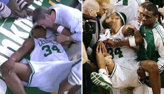 Paul Pierce lors des Finales 2008 entre Celtics et Lakers