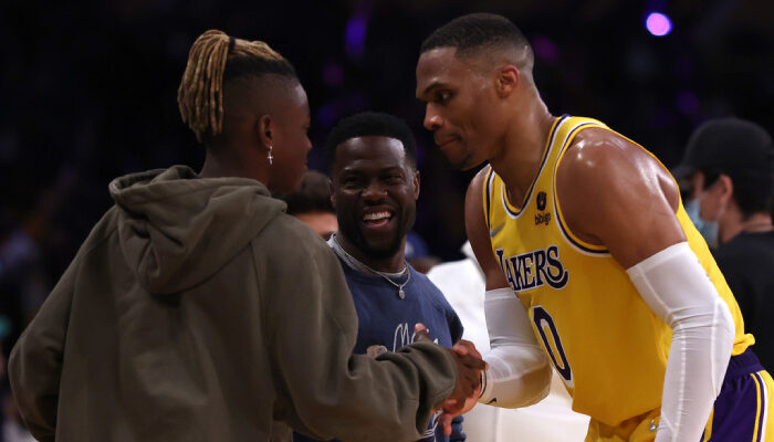 NBA Russell Westbrook et le fils de Kevin Hart