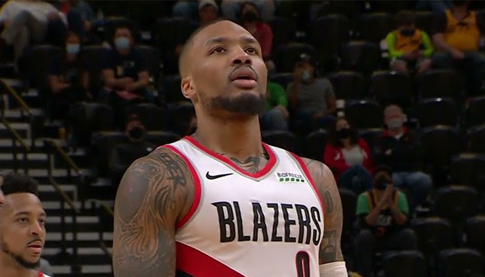 La star NBA des Portland Trail Blazers, Damian Lilalrd