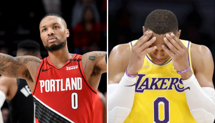 Damian Lillard se réveille enfin et détruit les Lakers, Westbrook à la rue !