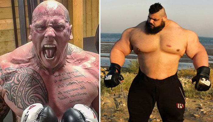 Martyn Ford vs Iranian Hulk combat